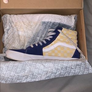 BMX CHECKERED BOARD VANS SZ9.5, $100